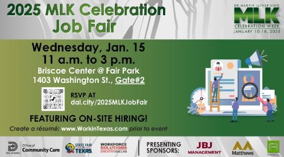 More Info for 2025 MLK Celebration Job Fair