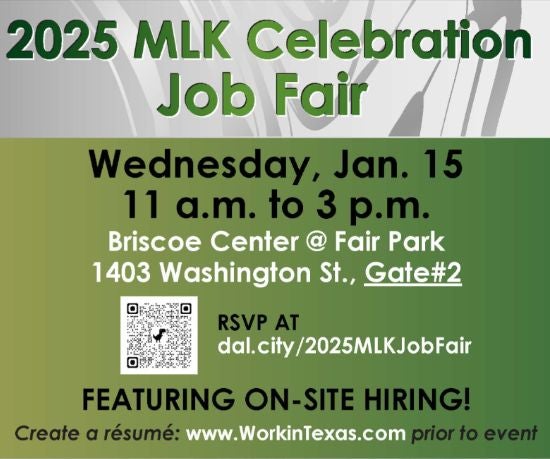 More Info for 2025 MLK Celebration Job Fair